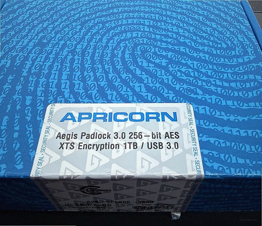 Apricorn Aegis Padlock 3.0 1TB USB 3.0 Secure Encrypted Drive Open Box