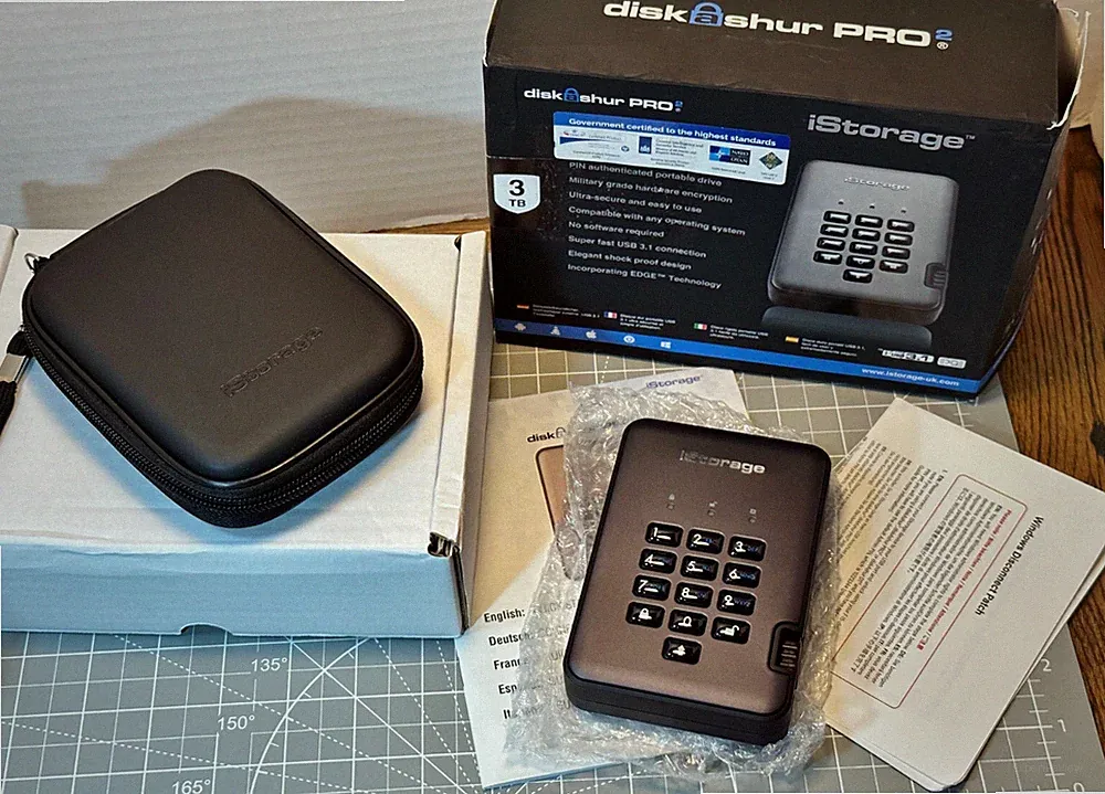encrypted external hard drive secure