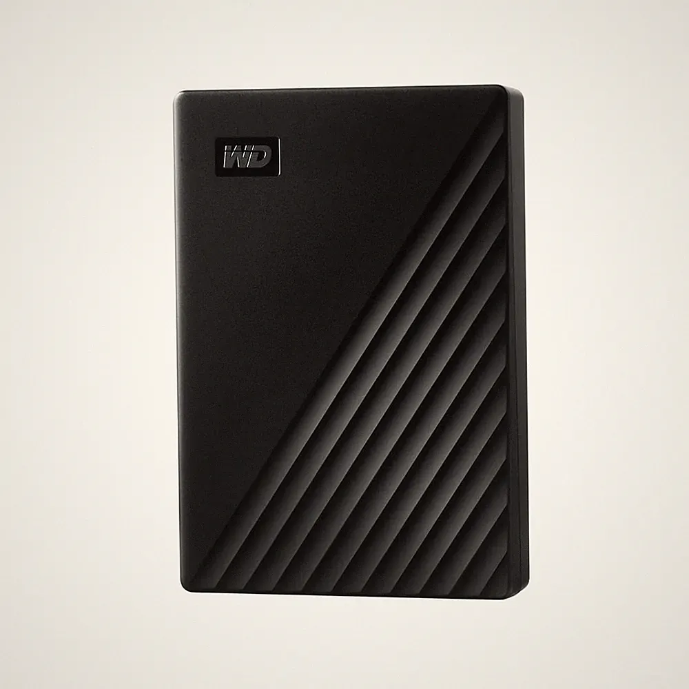 WD 5TB My Passport, Portable External Hard Drive, Black, backup software with...